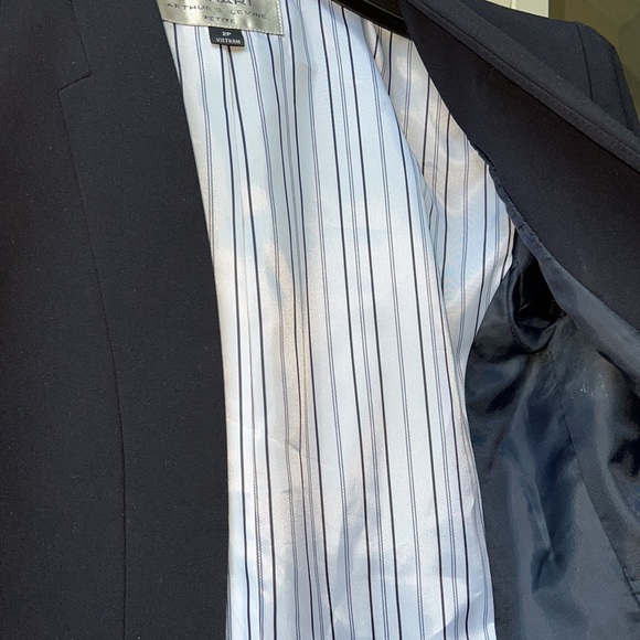 Tahari Arthur S Levine Women’s Dark Navy Blazer Jacket - Picture 5 of 7